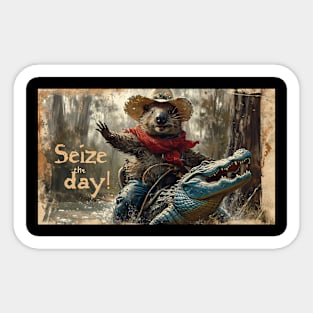 Seize the Day! Sticker